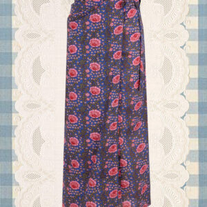 Falda pareo en rosa y azul