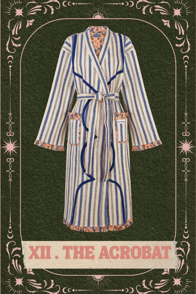 Bata_reversible_acolchada_Rayas_Floral_Melocoton_2