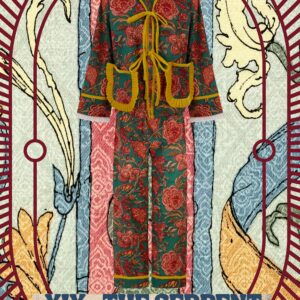 XIX. LA SERPIENTE Y LA LLAVE — Pijama Lazadas · Verde Laurel & Amarillo Oro