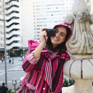 The pink in between jacket